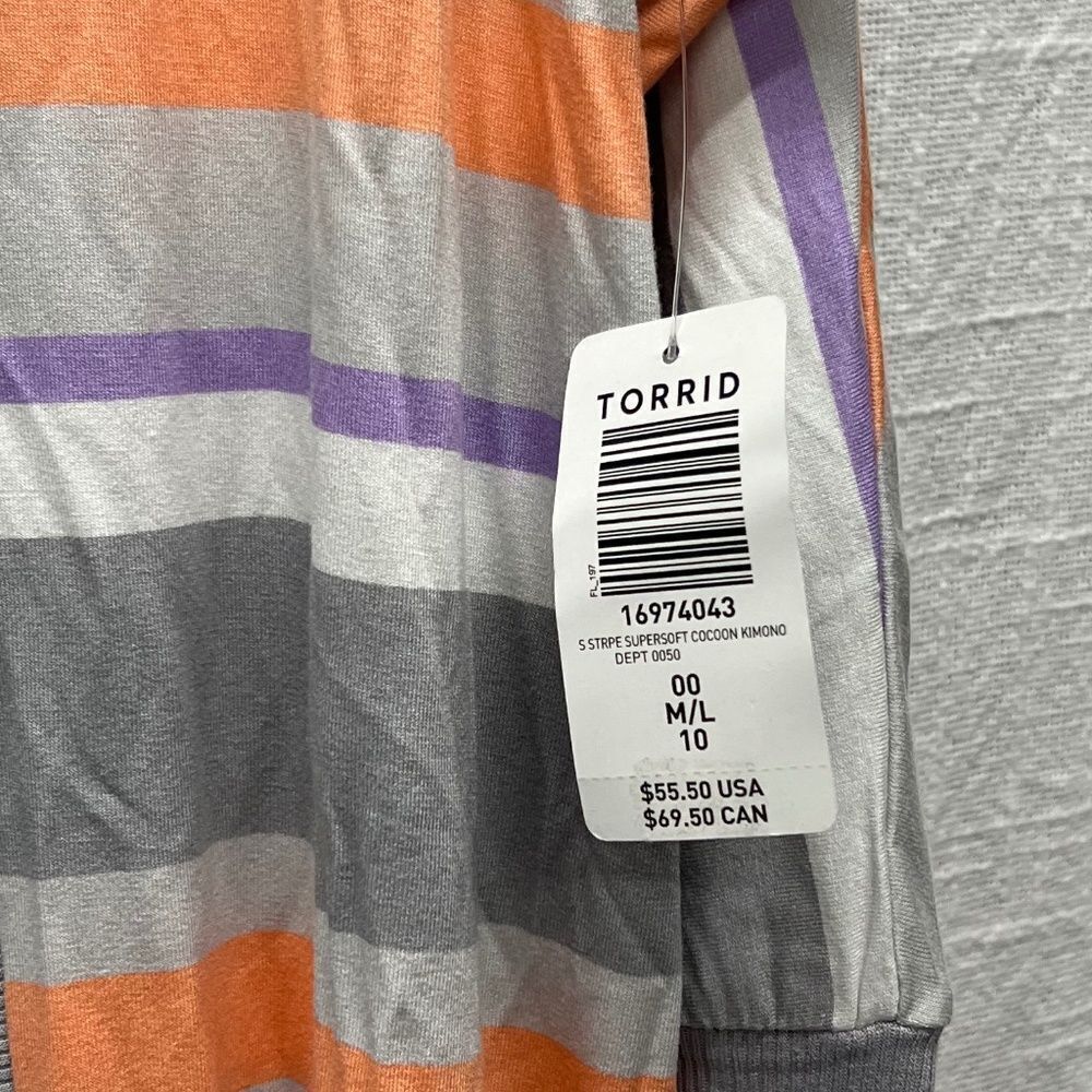 NWT Torrid Super Soft Cocoon Cardigan - Plus Size 00 - Picture 6 of 9